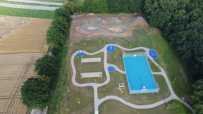 Bikepark mit Freeletics Anlage