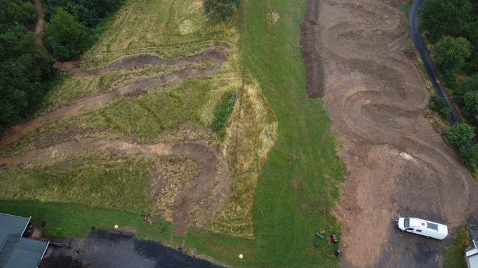 Start im Bikepark Wissen
